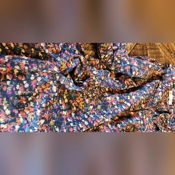 Tulle by Anthropologie Button Up Shirt Dress with Pockets Size XS - Picture 13 of 14